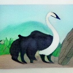 Who made the swan, and the black bear?